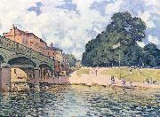 Alfred Sisley, Bridge at Hampton Court,